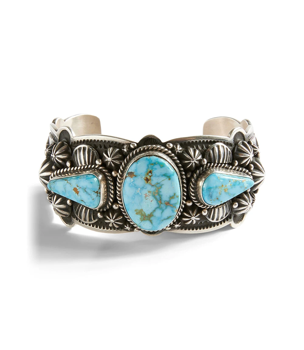 Kingman Turquoise Stone Cuff Bracelet Kingman Turquoise Stone Cuff Bracelet -Karen Kane B100030 turqouise 001