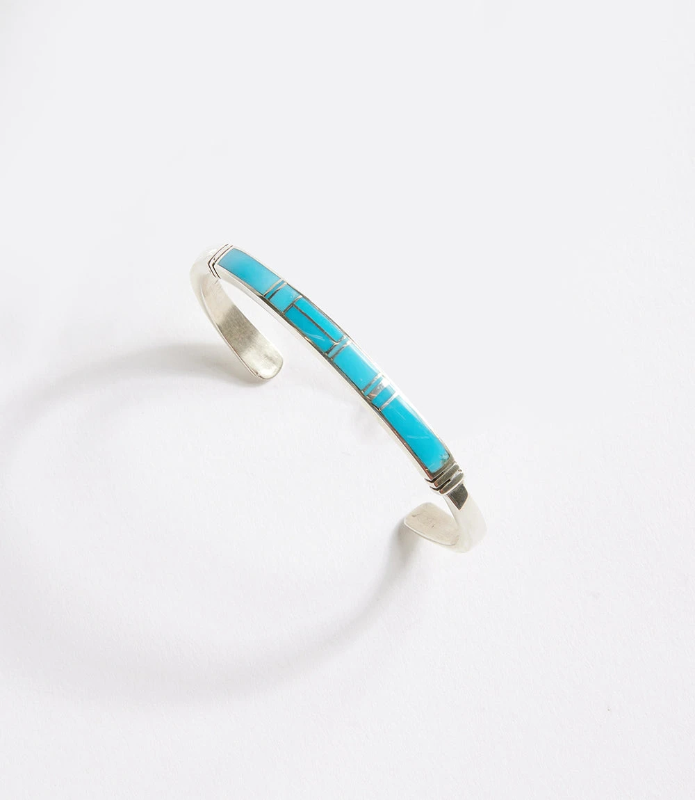 Turquoise Inlay Cuff Bracelet Turquoise Inlay Cuff Bracelet -Karen Kane B100036 002