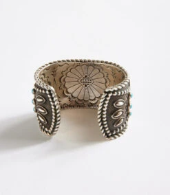 Embellished Turquoise Stone Cuff Bracelet -Karen Kane B100038 002