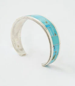 Sterling Silver Turquoise Inlay Cuff Bracelet -Karen Kane B200007 turquoise 004 25085eb8 204a 4ed0 ba11 8c7810e75ce4
