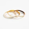 Thin Horn Bangles, Set Of 3 -Karen Kane B200025 MUL 1