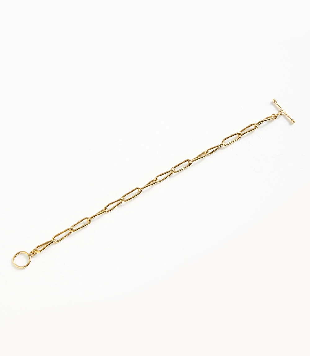 Thin Gold Chain Bracelet Thin Gold Chain Bracelet -Karen Kane B200027 GOL 3