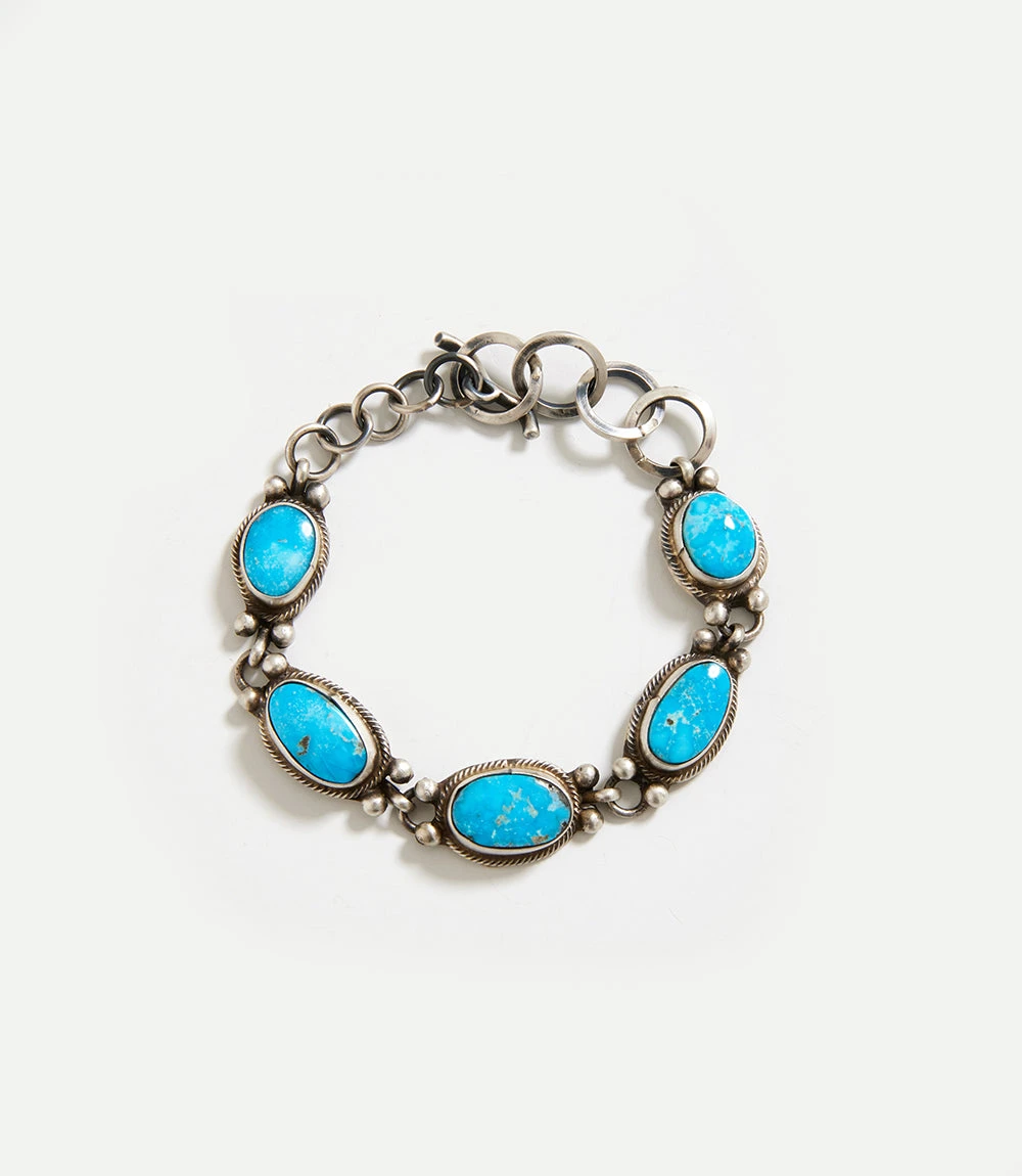 Turquoise Station Bracelet Turquoise Station Bracelet -Karen Kane B200031 TUR 1