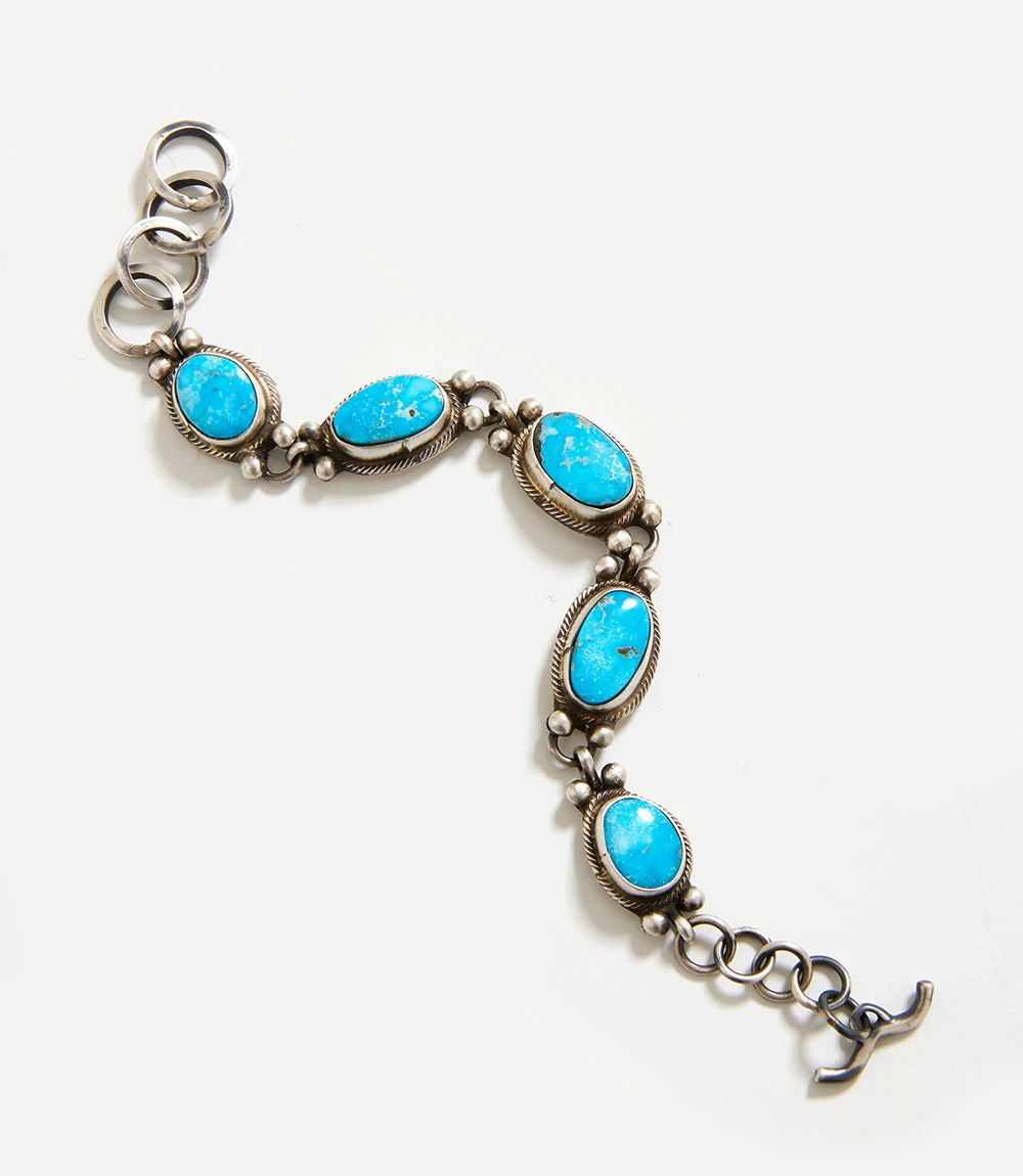 Turquoise Station Bracelet Turquoise Station Bracelet -Karen Kane B200031 TUR 2