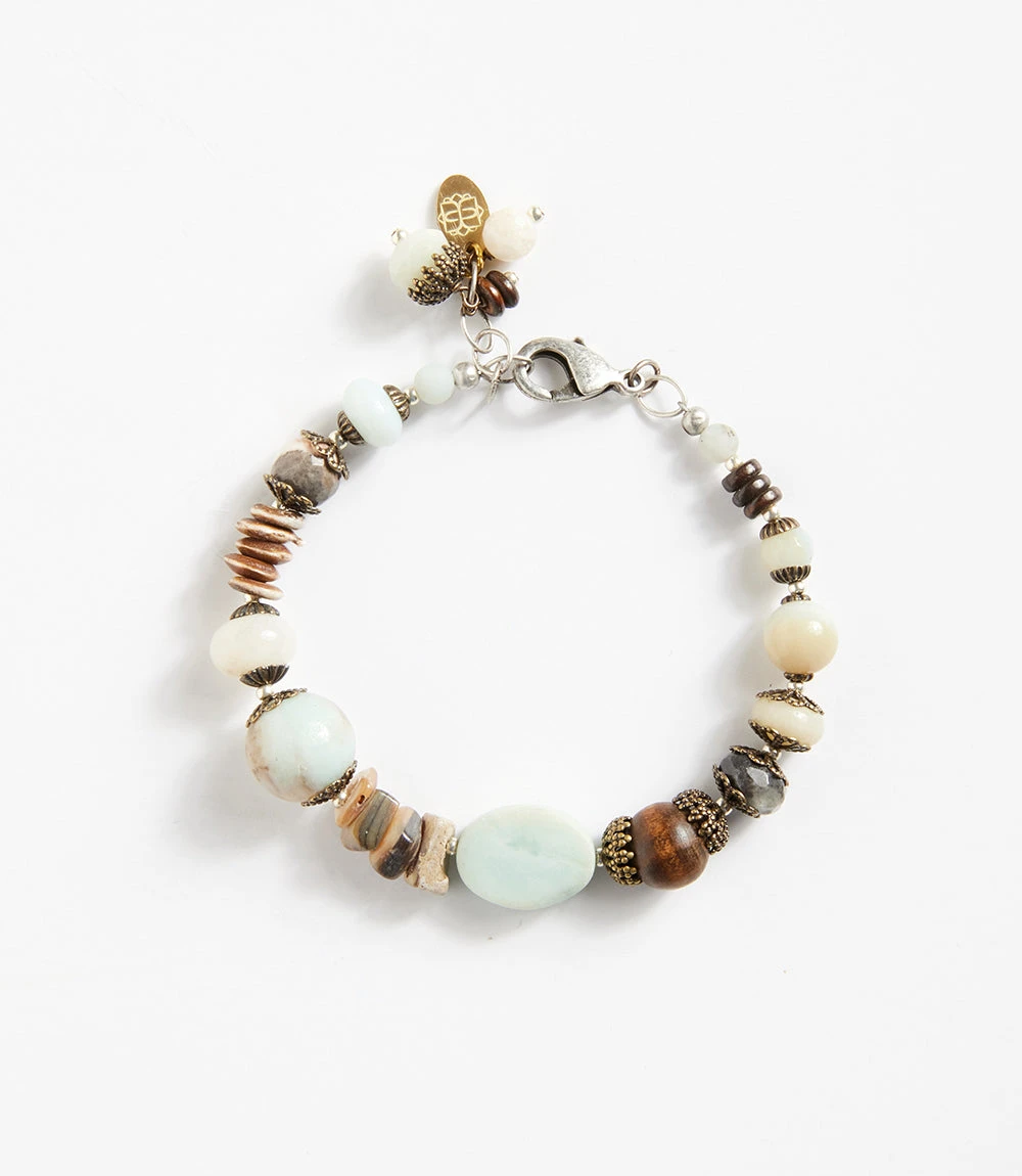 Stone And Shell Bracelet Stone And Shell Bracelet -Karen Kane B200040 MUL 1