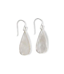 Mother Of Pearl Teardrop Earrings