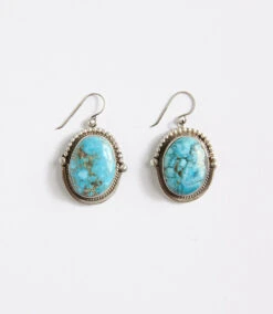Kingman Turquoise Drop Earrings