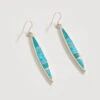 Turquoise Inlay Earrings 1 Turquoise Inlay Earrings -Karen Kane E200005 TUR 1