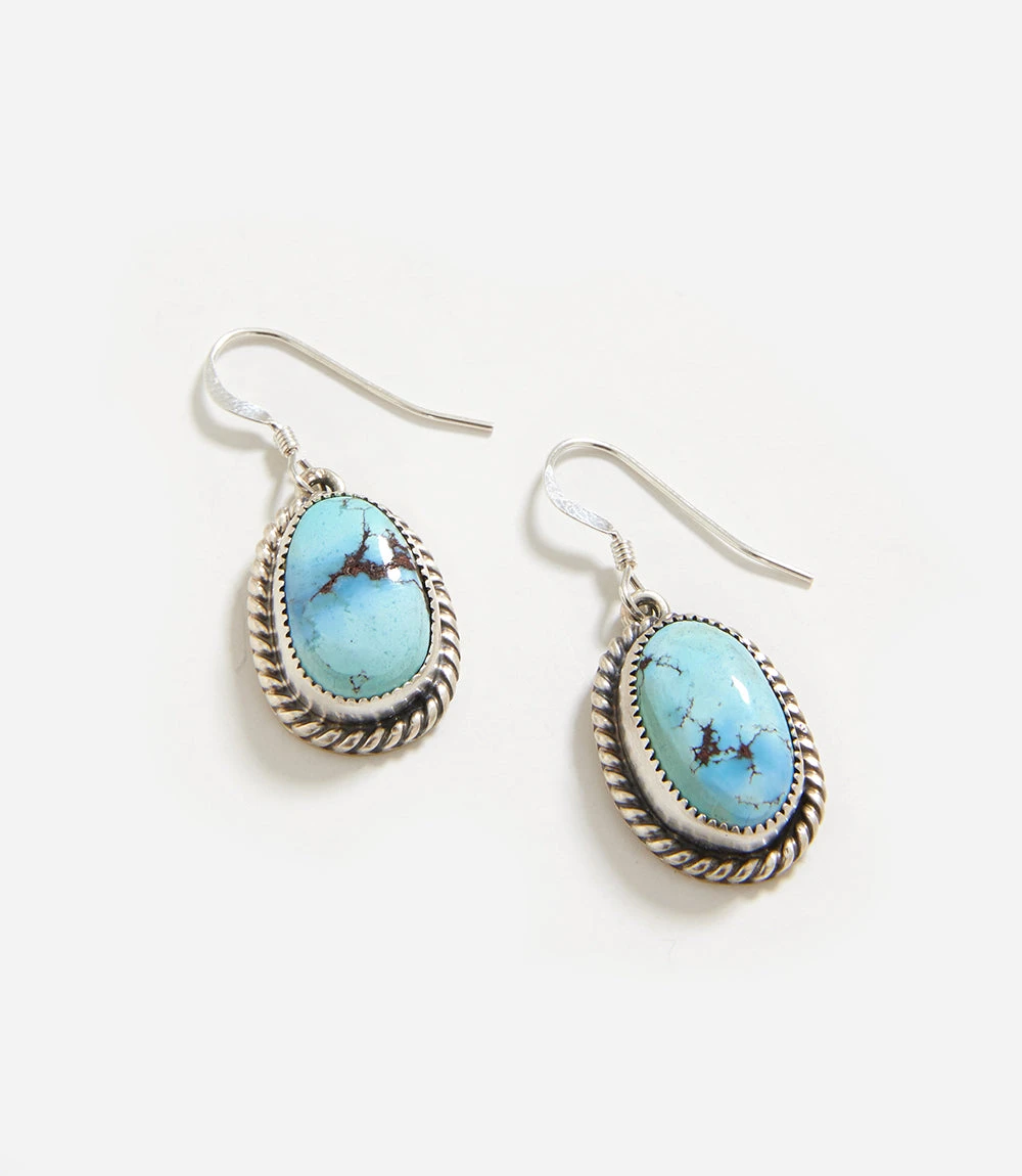 Turquoise Stone Earrings Turquoise Stone Earrings -Karen Kane E200011 TUR 2