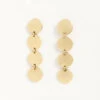 Gold Disc Earrings