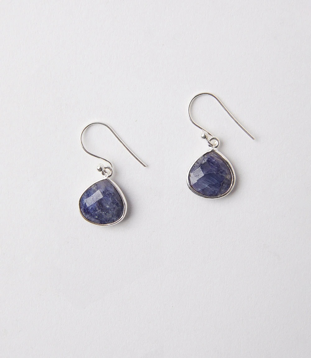 Gemstone Pear Drop Earrings Gemstone Pear Drop Earrings -Karen Kane E300003 WHSB
