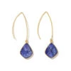 Gemstone Drop Earrings