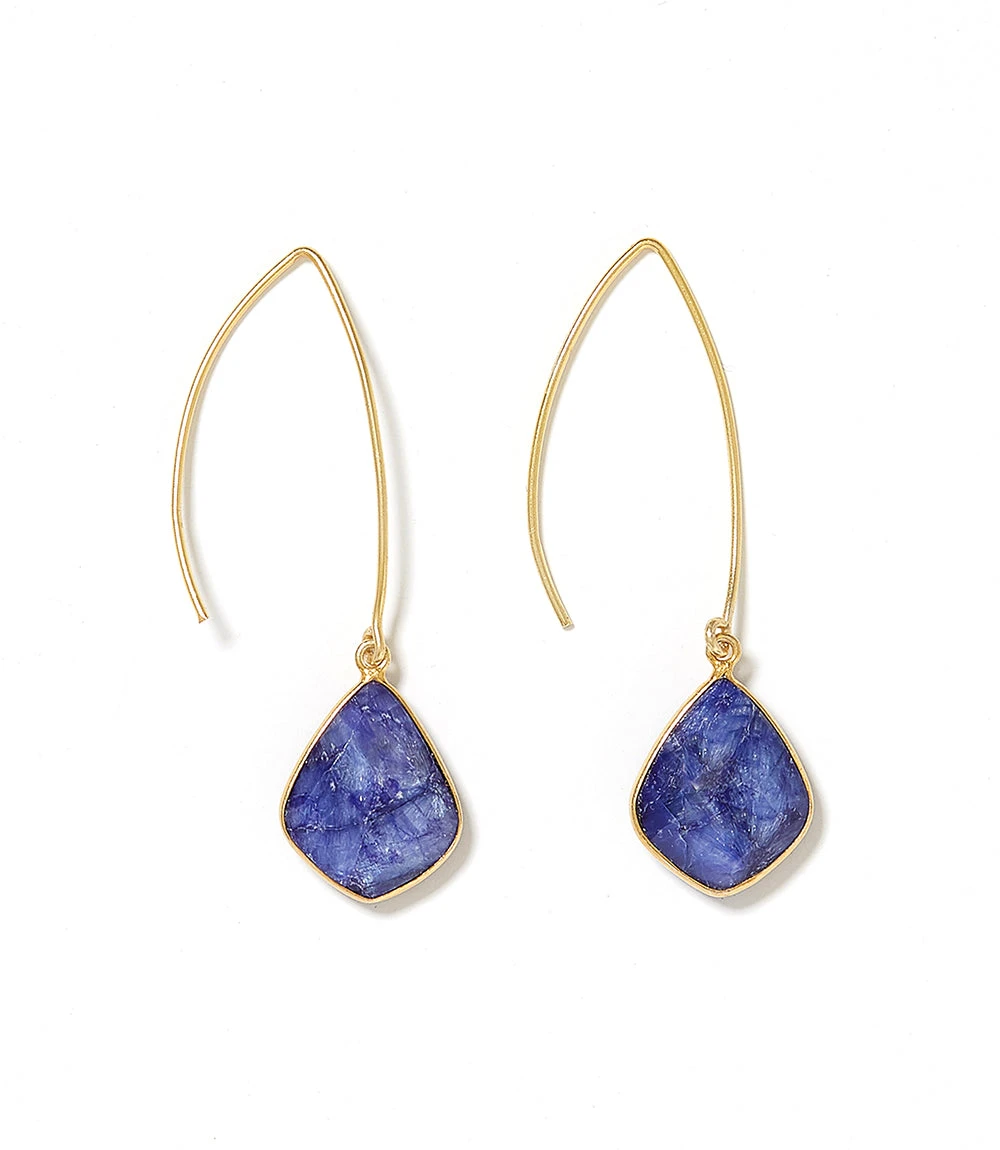 Gemstone Drop Earrings Gemstone Drop Earrings -Karen Kane E300008 sapphire 001 24f0bb24 1bad 4c40 b428 0e15b42d13d9