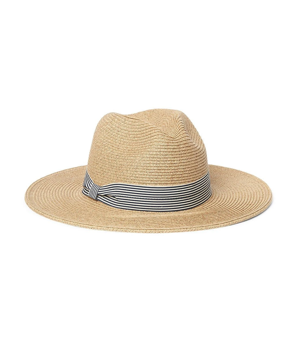 Panama Hat With Striped Band Panama Hat With Striped Band -Karen Kane H100005 natural 001 5fac3dc9 cac5 45e8 a633 bdca742148a2