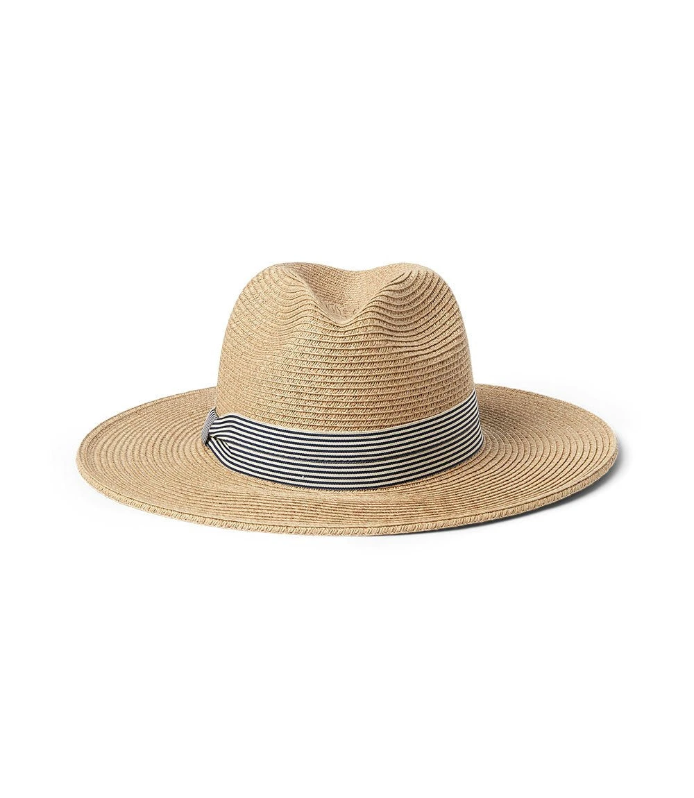 Panama Hat With Striped Band Panama Hat With Striped Band -Karen Kane H100005 natural 002 73108e8b 14ed 4824 a57f 8ee467962c7c