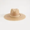 Wide Brim Palm Leaf Hat 2 Wide Brim Palm Leaf Hat -Karen Kane H200005 TAN 1