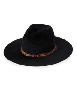Feather Band Velour Hat 6 Feather Band Velour Hat -Karen Kane H300002 black 002 ad7bf8db 6739 45fe 92cd a4bec3e1e03b