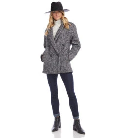 Leather Trim Velour Hat -Karen Kane H300004 BLK 2924 475fcf9d b165 4760 9a01 d704512940e8