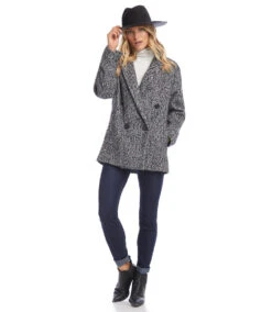 Leather Trim Velour Hat -Karen Kane H300004 BLK 2926 29ee40b1 5725 4856 9d88 74dfcacd8a4a