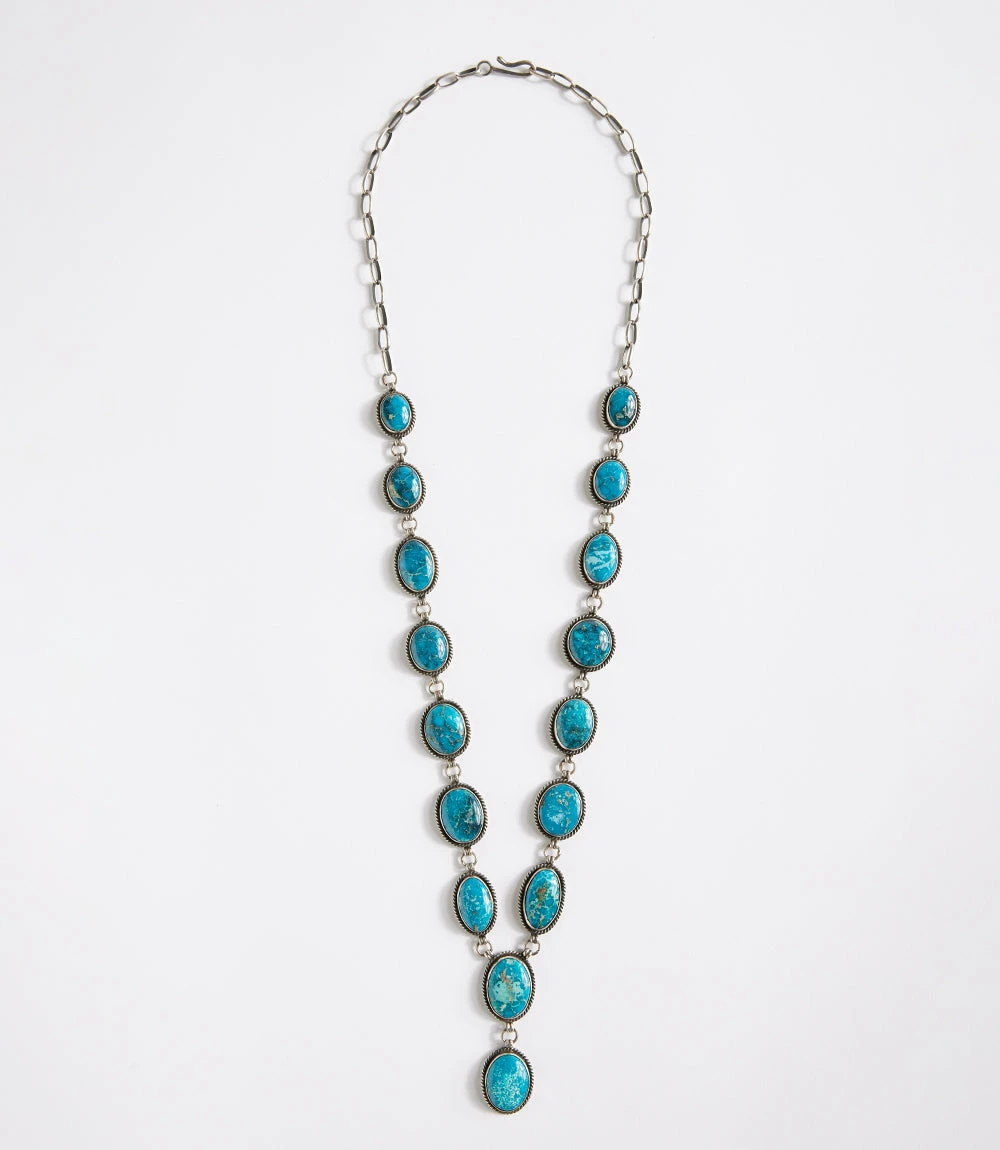 Turquoise Lariat Necklace Turquoise Lariat Necklace -Karen Kane N100053 001