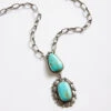 Turquoise Double Pendant Necklace