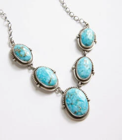 Turquoise Station Necklace