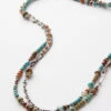 Beaded Turquoise And Jasper Necklace