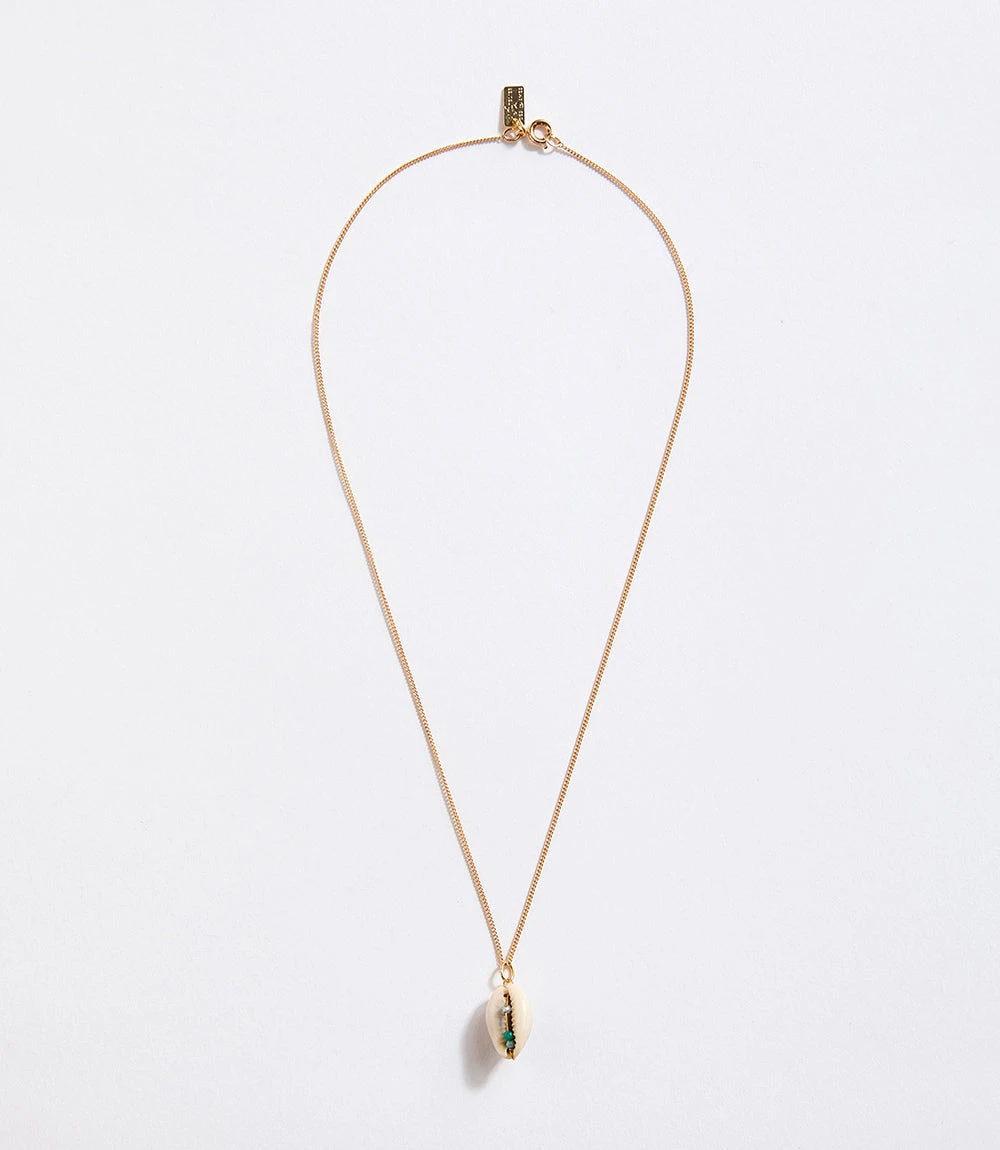 Shell Pendant Necklace Shell Pendant Necklace -Karen Kane N200022 GOL 1