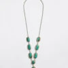 Turquoise Stone Station Necklace -Karen Kane N200025 TUR 1