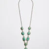 Turquoise Stone Station Necklace 1 Turquoise Stone Station Necklace -Karen Kane N200026 TUR 1