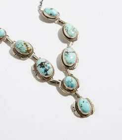 Turquoise Stone Necklace 3 Turquoise Stone Necklace -Karen Kane N200030 TUR 2