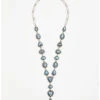 Turquoise Lariat Necklace -Karen Kane N200034 TUR 1