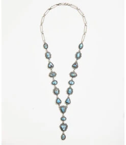 Turquoise Lariat Necklace