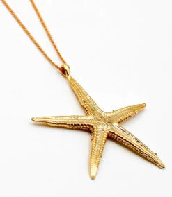 Gold Starfish Necklace