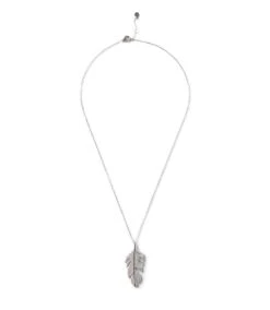 Feather Pendant Necklace -Karen Kane N300000 silver 002 405f102e 9283 497e 88b7 72079319989b
