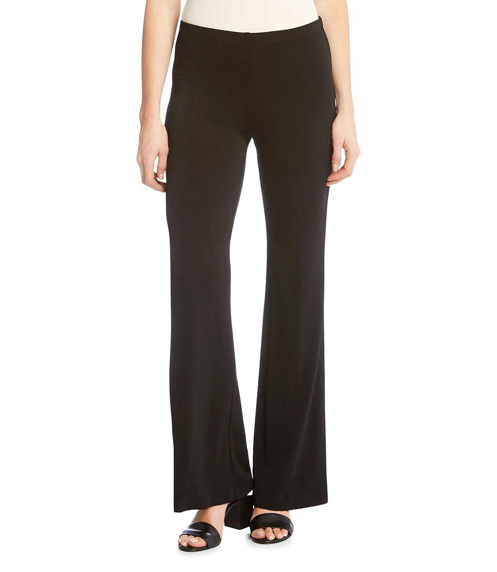 Crepe Wide Leg Pant Crepe Wide Leg Pant -Karen Kane black 1 zoom 54892474 d121 444c b34b 4be0af19612b