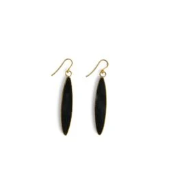 Kenyan Lancet Earrings -Karen Kane e100001 blackwithgold 001 4380d472 57b8 41e5 a22b 6f7b69f4c04c