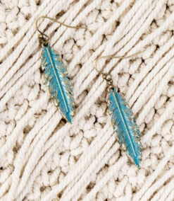 Feather Earrings -Karen Kane feather5jpg