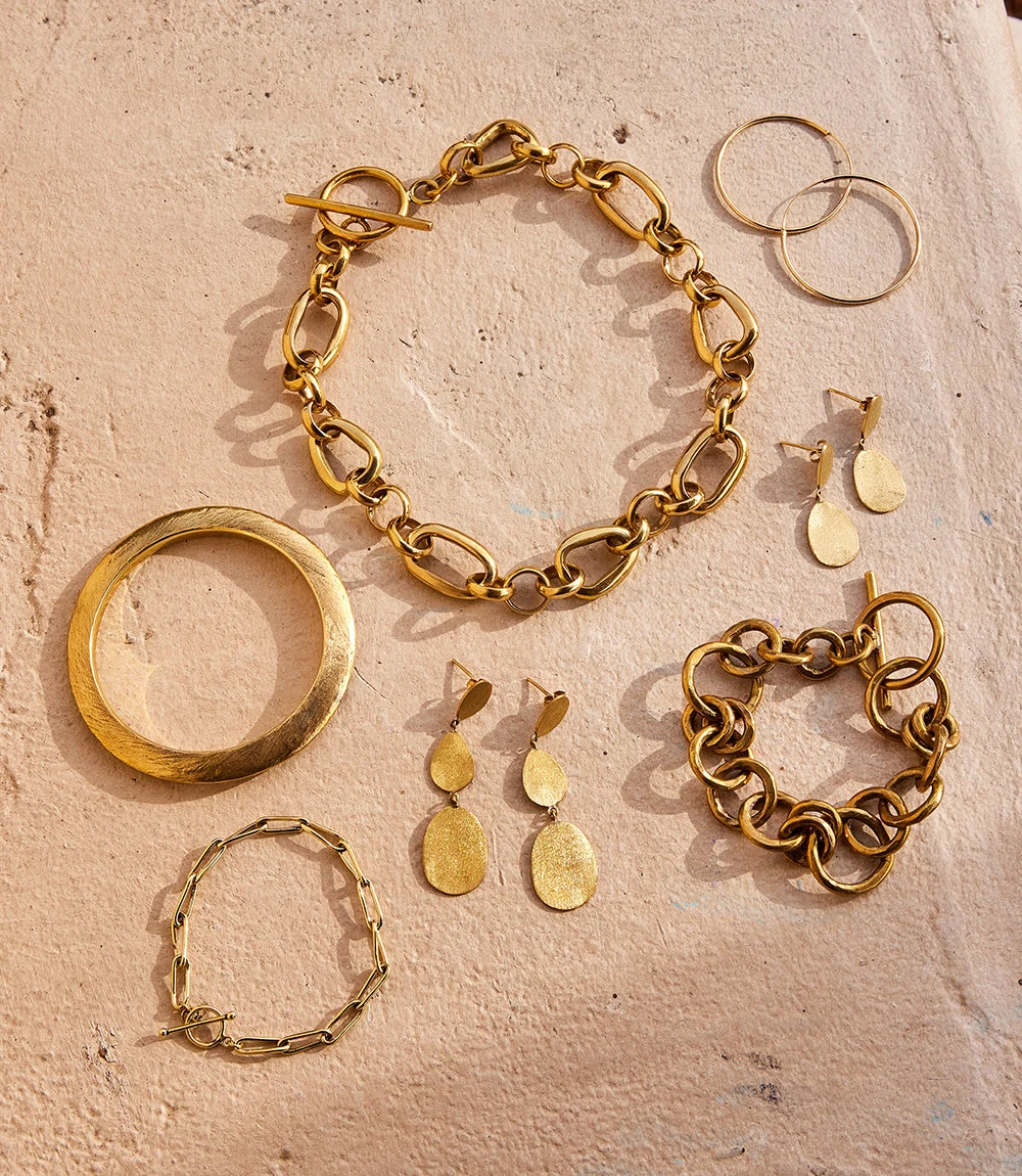 Gold Chain Bracelet Gold Chain Bracelet -Karen Kane goldcollage