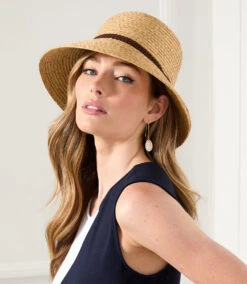 Natural Bucket Hat -Karen Kane hat1