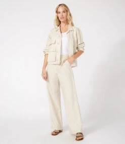 Cargo Jacket -Karen Kane karenkane 2021 summer 1L01194 NAT 005