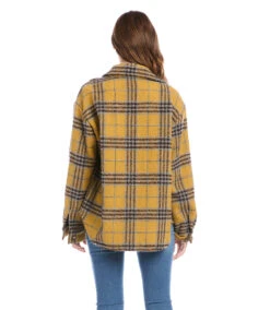 Plaid Shirt Jacket 4 Plaid Shirt Jacket -Karen Kane karenkane 2022 fall 3L31232 PLA 002