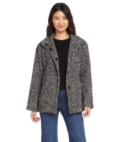 Funnel Neck Jacket -Karen Kane karenkane 2022 fall 3L54190 BLC 2029