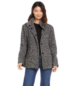 Funnel Neck Jacket -Karen Kane karenkane 2022 fall 3L54190 BLC 2041