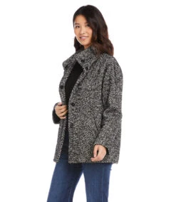 Funnel Neck Jacket -Karen Kane karenkane 2022 fall 3L54190 BLC 2050