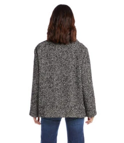 Funnel Neck Jacket -Karen Kane karenkane 2022 fall 3L54190 BLC 2052