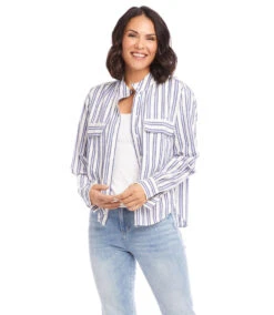 Shirt Jacket -Karen Kane karenkane 2022 summer 2L70162 STP 004