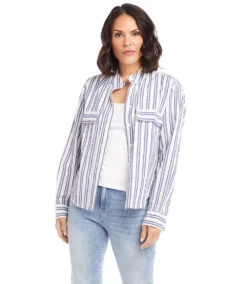 Shirt Jacket -Karen Kane karenkane 2022 summer 2L70162 STP 005