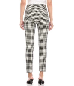 Check Piper Pants -Karen Kane karenkane 2022 winter 4L04622 CHK 003