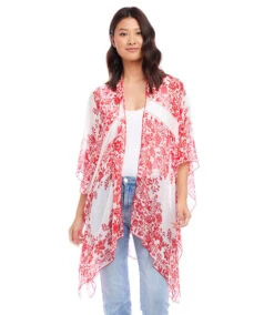 Open Front Jacket -Karen Kane karenkane 2023 spring 1L25595 PRT 002